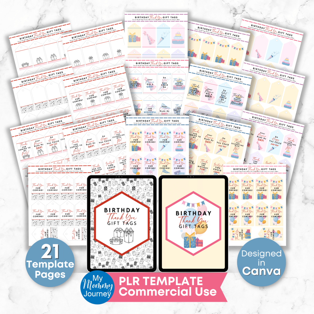 Birthday Thank You Gift Tags hero image