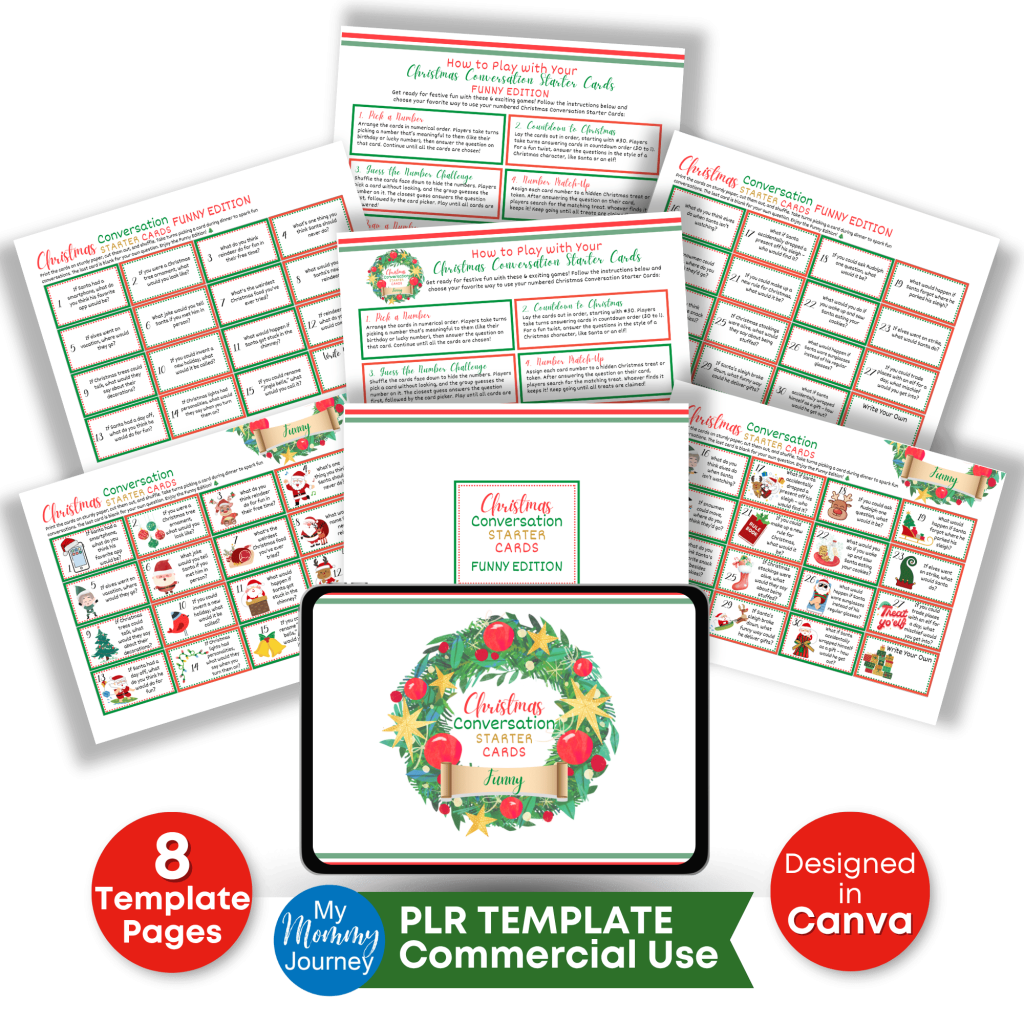 Christmas Conversation Starter Cards Funny Edition hero transparent