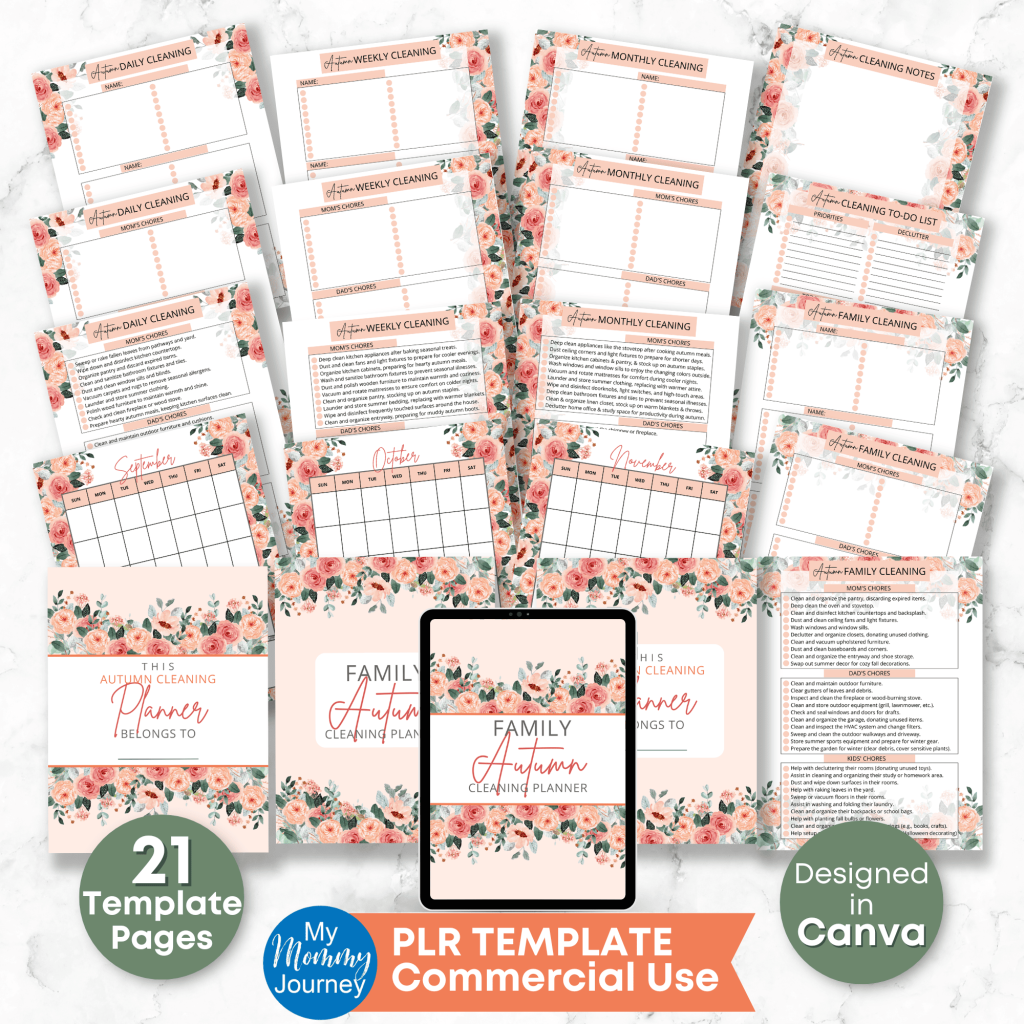 Family Autumn Cleaning Planner hero image